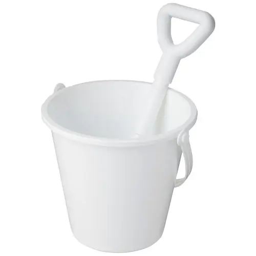 Secchiello e paletta in plastica riciclata