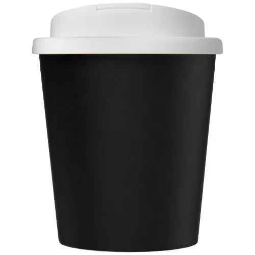 Bicchiere termico Espresso a doppia parete con coperchio a vite da 250ml in plastica PP riciclata al 100%