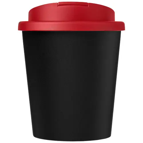 Bicchiere termico Espresso a doppia parete con coperchio a vite da 250ml in plastica PP riciclata al 100%