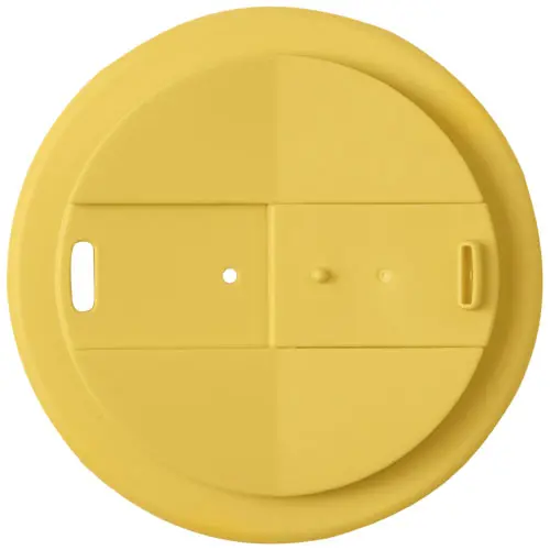 Bicchiere termico Espresso a doppia parete con coperchio a vite da 250ml in plastica PP riciclata al 100%