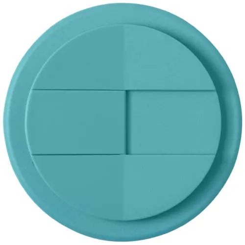 Bicchiere termico Espresso a doppia parete con coperchio a vite da 250ml in plastica PP riciclata al 100%