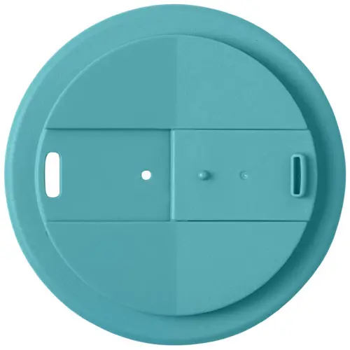 Bicchiere termico Espresso a doppia parete con coperchio a vite da 250ml in plastica PP riciclata al 100%