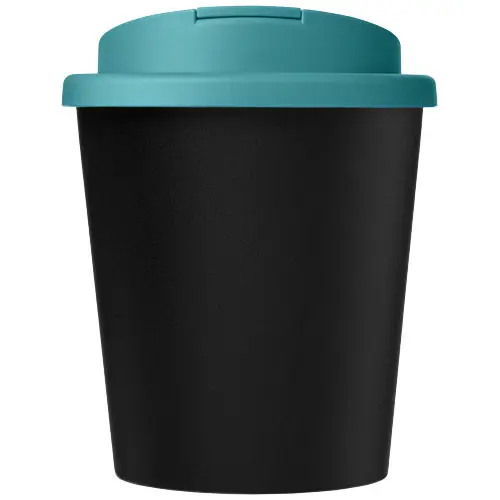 Bicchiere termico Espresso a doppia parete con coperchio a vite da 250ml in plastica PP riciclata al 100%