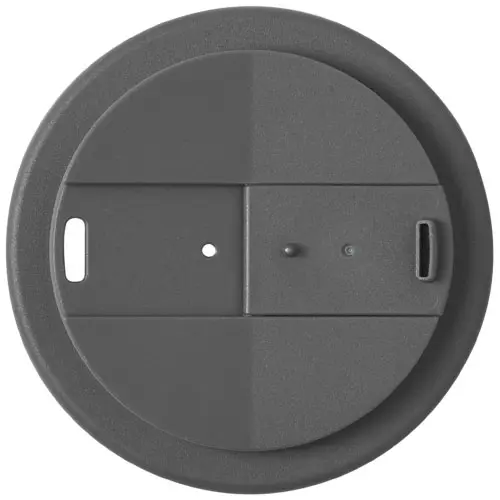 Bicchiere termico Espresso a doppia parete con coperchio a vite da 250ml in plastica PP riciclata al 100%