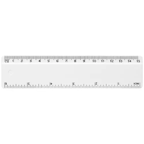 Righello da 15 cm in plastica riciclata