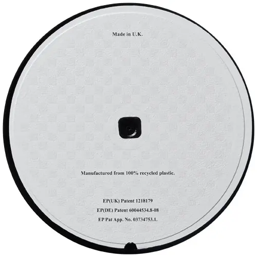 Sottobicchiere rotondo in plastica riciclata