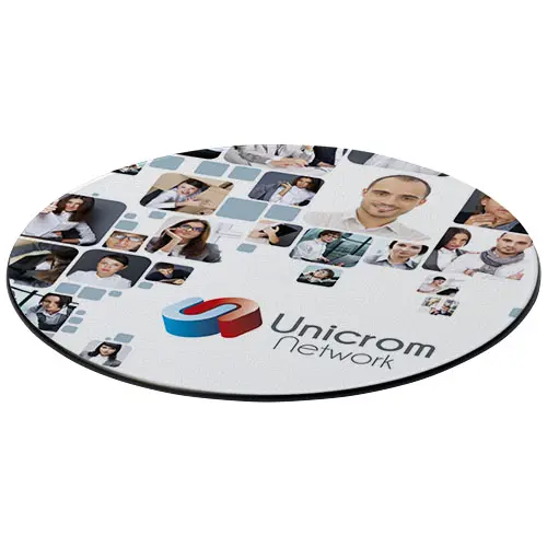 Sottobicchiere rotondo in plastica riciclata