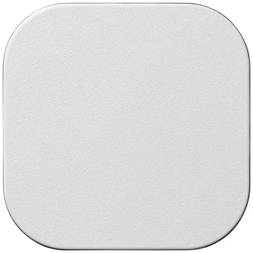 Sottobicchiere quadrato in gomma realizzato con materiali riciclati