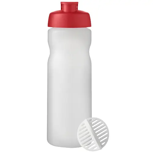 Borraccia sportiva da 650 ml con sfera shaker e coperchio a scatto 
