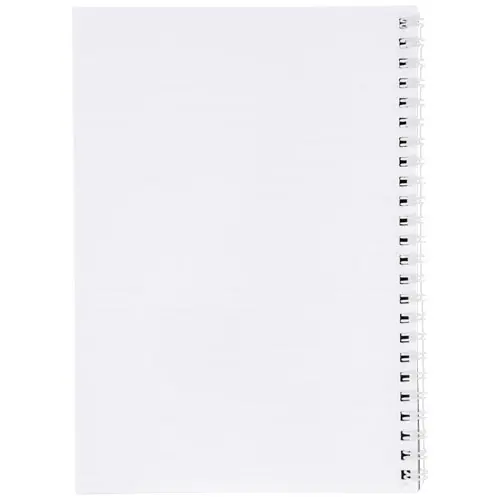 Block notes A4 Desk-Mate con spirale nera e con 50 fogli e copertina impermeabile totalmente personalizzabili