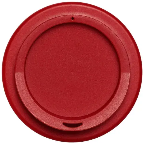 Bicchiere medio a doppia parete 100% riciclabile con coperchio a vite da 350ml