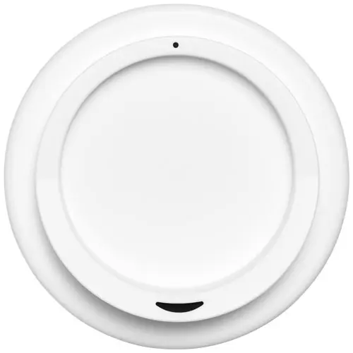 Bicchiere medio a doppia parete 100% riciclabile con coperchio a vite da 350ml