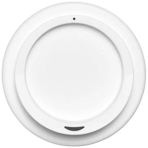 Bicchiere medio a doppia parete 100% riciclabile con coperchio a vite da 350ml