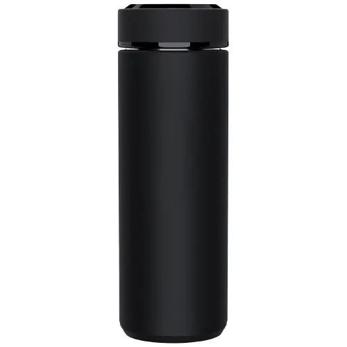 Borraccia termica a marchio SCX design smart con display sul tappo che indica la temperatura in scatola regalo da 500ml