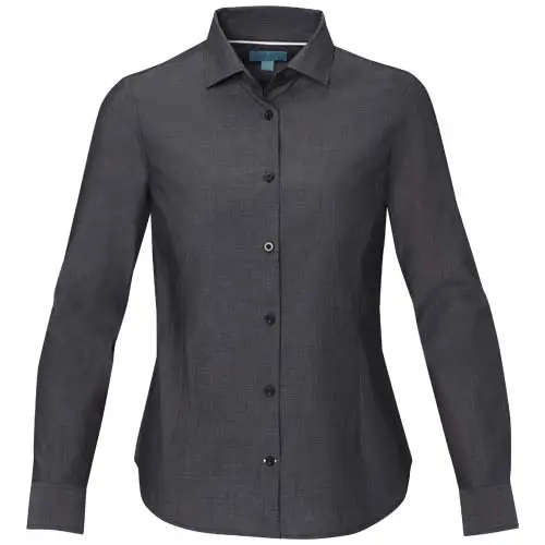 Camicia ELEVATE CUPRITE da donna a maniche lunghe in cotone biologico popeline da 121gr