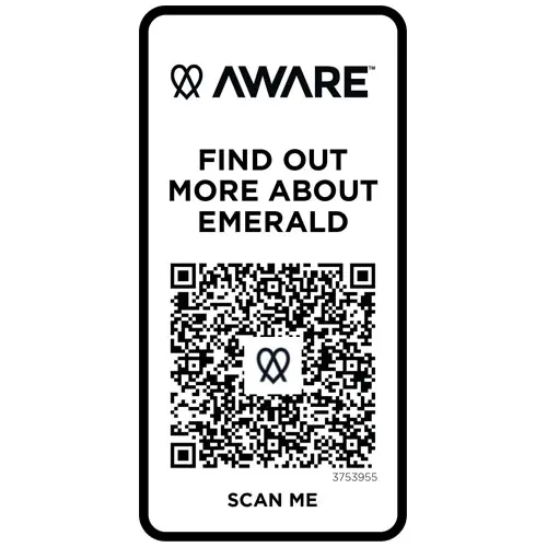 Polo unisex a maniche corte in tessuto riciclato da 200gr con sistema di tracciamento Aware