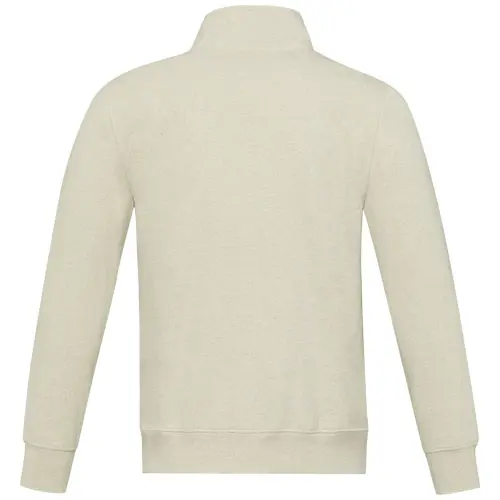 Felpa unisex con cerniera intera in cotone e poliestere riciclato 320g