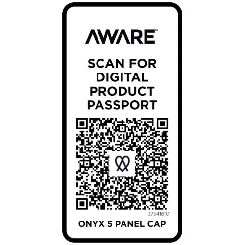 Cappellino in tessuto riciclato a 5 pannelli con chiusura in fibbia di metallo