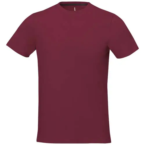 T-shirt da uomo colori assortiti a girocollo con cucitura decorativa 100% cotone 160gr