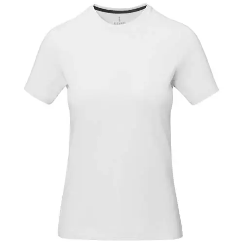 T-shirt da donna colori assortiti a girocollo con cucitura decorativa 100% cotone 160gr
