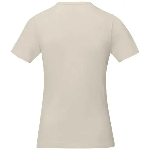 T-shirt da donna colori assortiti a girocollo con cucitura decorativa 100% cotone 160gr