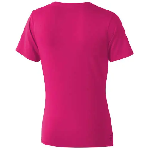 T-shirt da donna colori assortiti a girocollo con cucitura decorativa 100% cotone 160gr
