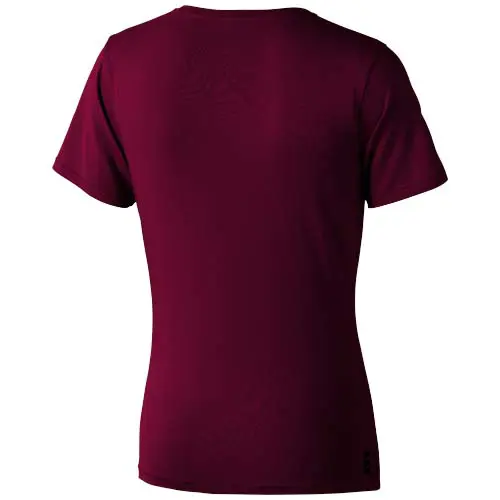 T-shirt da donna colori assortiti a girocollo con cucitura decorativa 100% cotone 160gr