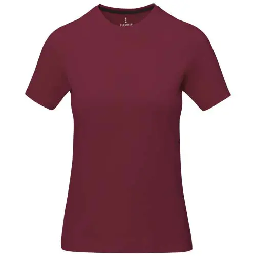 T-shirt da donna colori assortiti a girocollo con cucitura decorativa 100% cotone 160gr