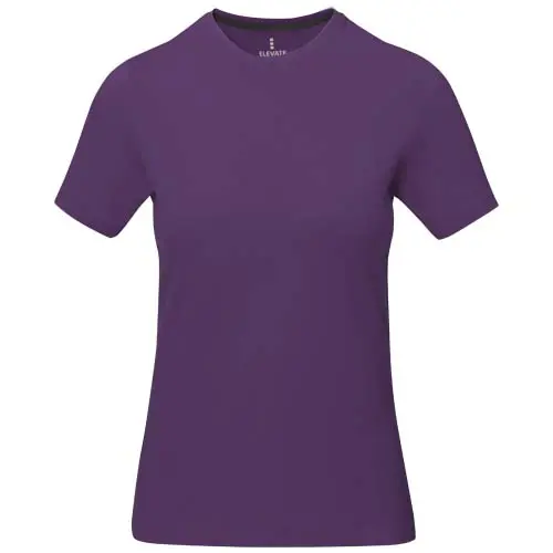 T-shirt da donna colori assortiti a girocollo con cucitura decorativa 100% cotone 160gr