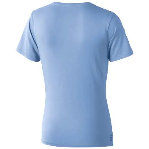 T-shirt da donna colori assortiti a girocollo con cucitura decorativa 100% cotone 160gr