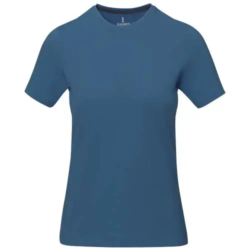 T-shirt da donna colori assortiti a girocollo con cucitura decorativa 100% cotone 160gr