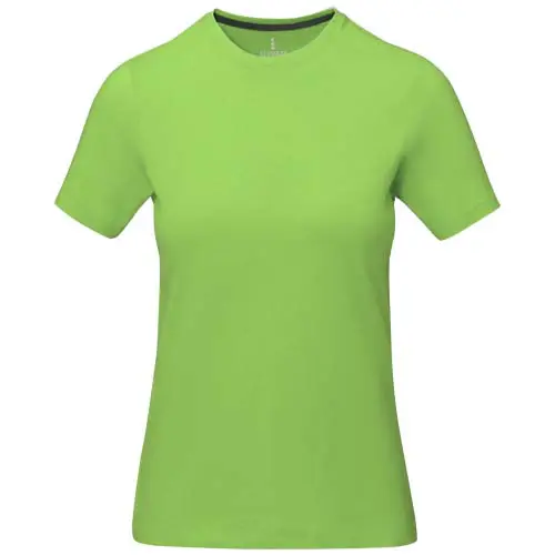 T-shirt da donna colori assortiti a girocollo con cucitura decorativa 100% cotone 160gr