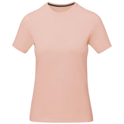 T-shirt da donna colori assortiti a girocollo con cucitura decorativa 100% cotone 160gr
