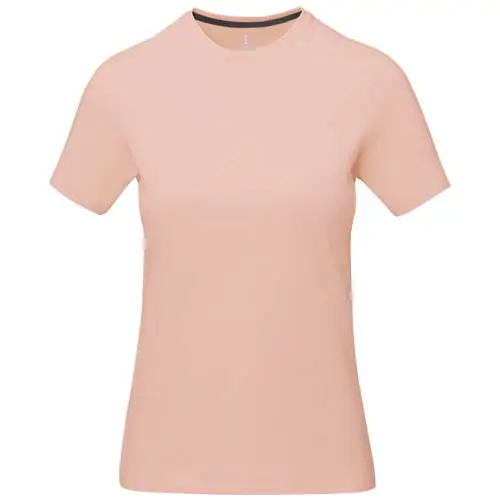 T-shirt da donna colori assortiti a girocollo con cucitura decorativa 100% cotone 160gr