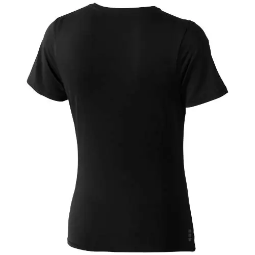 T-shirt da donna colori assortiti a girocollo con cucitura decorativa 100% cotone 160gr