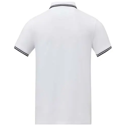 Maglietta polo da uomo colori assortiti in tessuto piqué a maniche corte taglio regolare 100% cotone 200gr