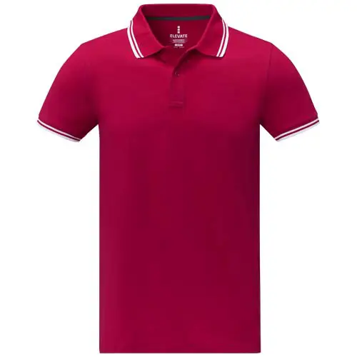 Maglietta polo da uomo colori assortiti in tessuto piqué a maniche corte taglio regolare 100% cotone 200gr