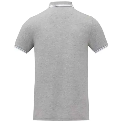 Maglietta polo da uomo colori assortiti in tessuto piqué a maniche corte taglio regolare 100% cotone 200gr