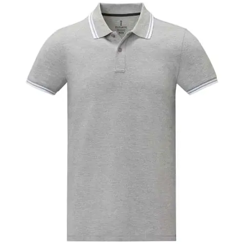 Maglietta polo da uomo colori assortiti in tessuto piqué a maniche corte taglio regolare 100% cotone 200gr