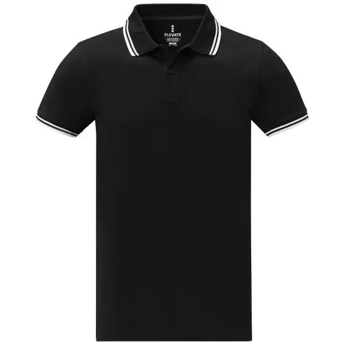 Maglietta polo da uomo colori assortiti in tessuto piqué a maniche corte taglio regolare 100% cotone 200gr