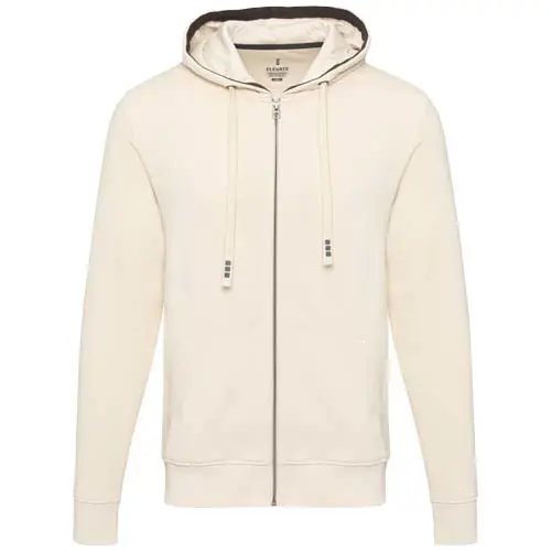 Felpa da uomo colori assortiti con cappuccio e cerniera in cotone e poliestere 300gr