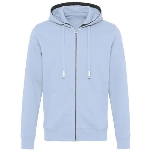 Felpa ELEVATE ARORA unisex in cotone e poliestere pregiati con cappuccio e tasche con chiusura a zip da 300gr