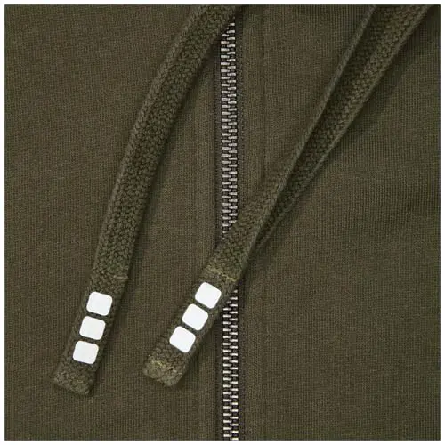 Felpa da uomo colori assortiti con cappuccio e cerniera in cotone e poliestere 300gr