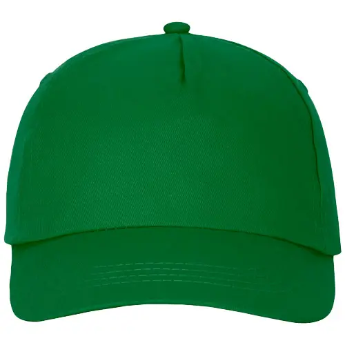 Cappellino con visiera in cotone 175gr a 5 pannelli con chiusura a velcro