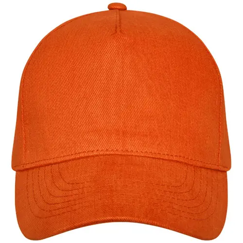 Cappellino a 5 pannelli e chiusura con fibbia in metallo 100% cotone 260gr