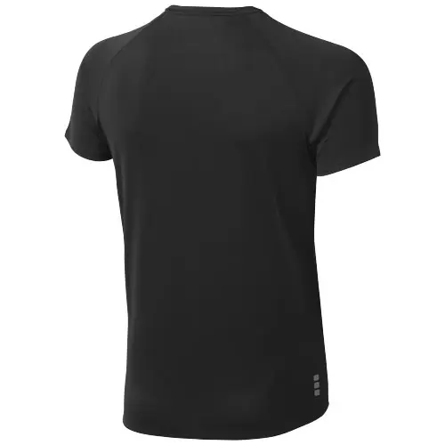 T-shirt da uomo sportiva colori assortiti a girocollo con maniche taglio raglan in poliestere 145gr