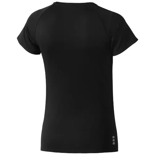 T-shirt da donna sportiva colori assortiti a girocollo con maniche taglio raglan in poliestere 145gr