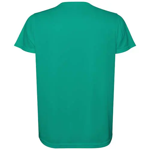T-shirt sportiva da uomo a maniche corte tessuto tecnico poliestere riciclato 120gr