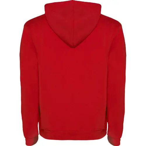 Felpa da uomo con cappuccio e tasca frontale in polieste e cotone da 280gr