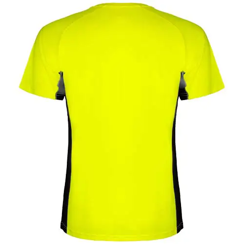 T-shirt sportiva da uomo a maniche corte tessuto tecnico e traspirante poliestere 140gr